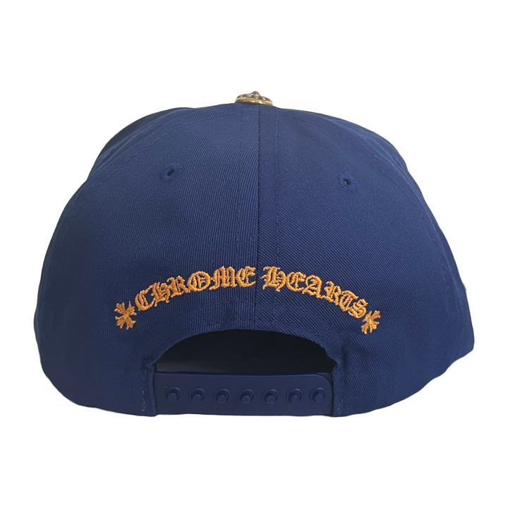 Chrome Hearts 'Yellow' CH Blue Baseball Hat