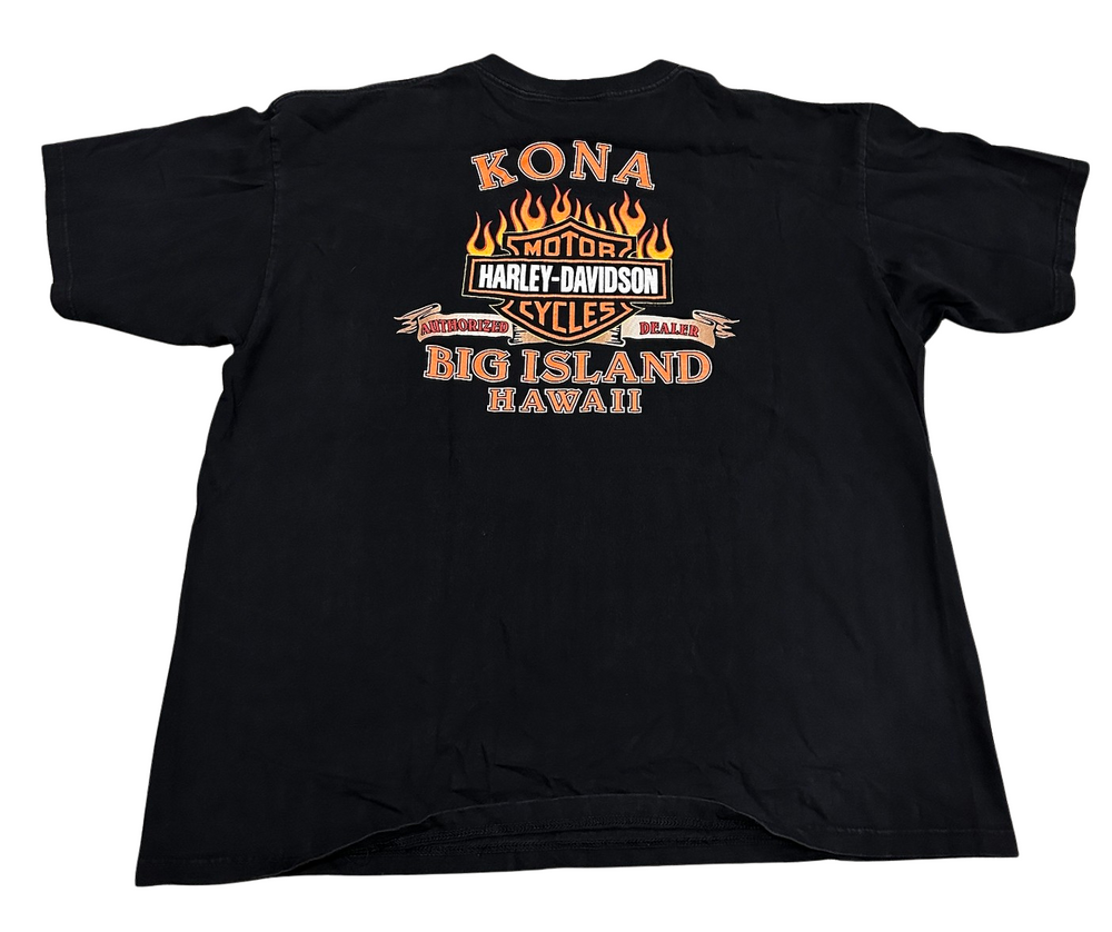 Harley Davidson 'Kona' Black Vintage Tee