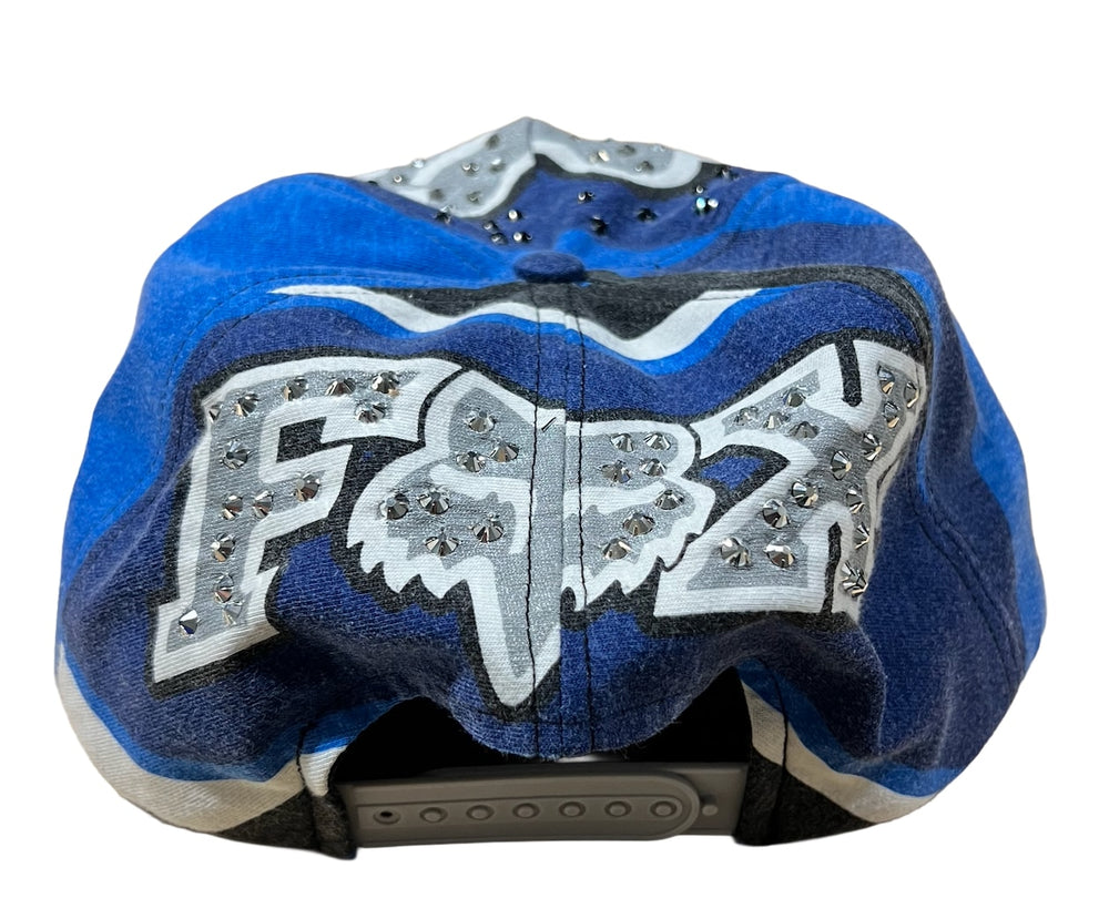 Bossi 'Dark Blue' Fox Rhinestone Hat