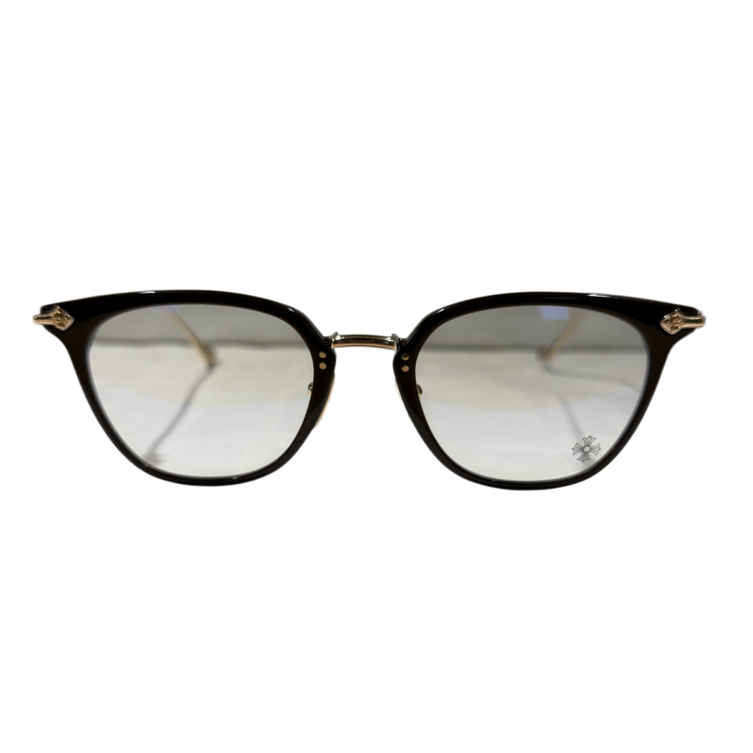 Chrome Hearts 'Shagass 51' Brown/Gold Glasses