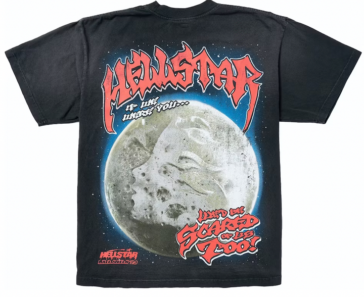 Hellstar 'Full Moon' Black Tee