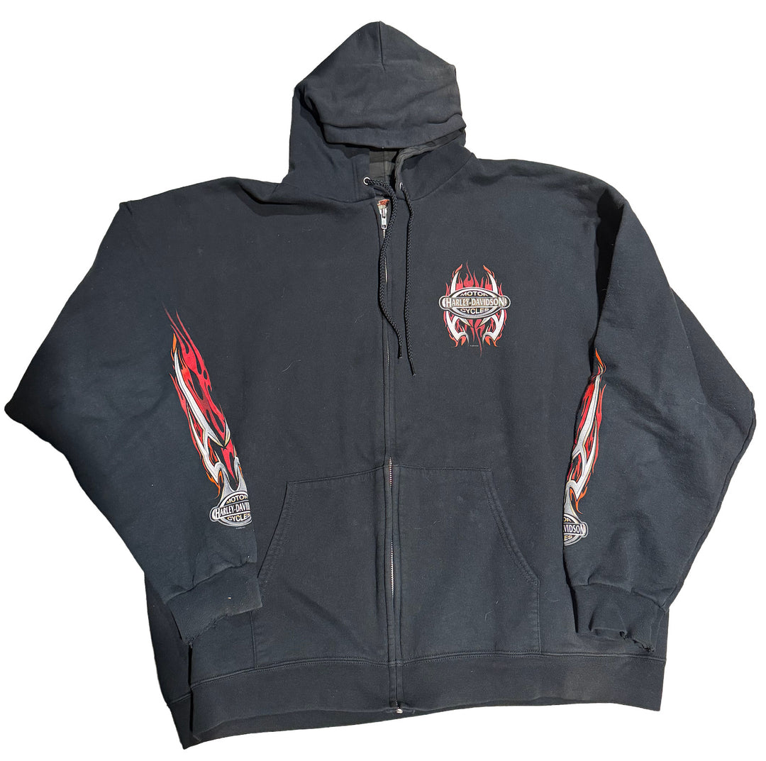 Harley Davidson 'Tomahawk Operations' Vintage Zip-Up