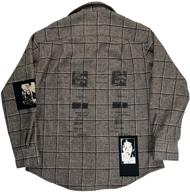 Enfants Riches Déprimés 'Austrian Holiday' Checkered Patched Flannel