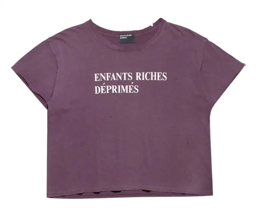 Enfants Riches Déprimés 'Mud Red' Classic Logo Tee