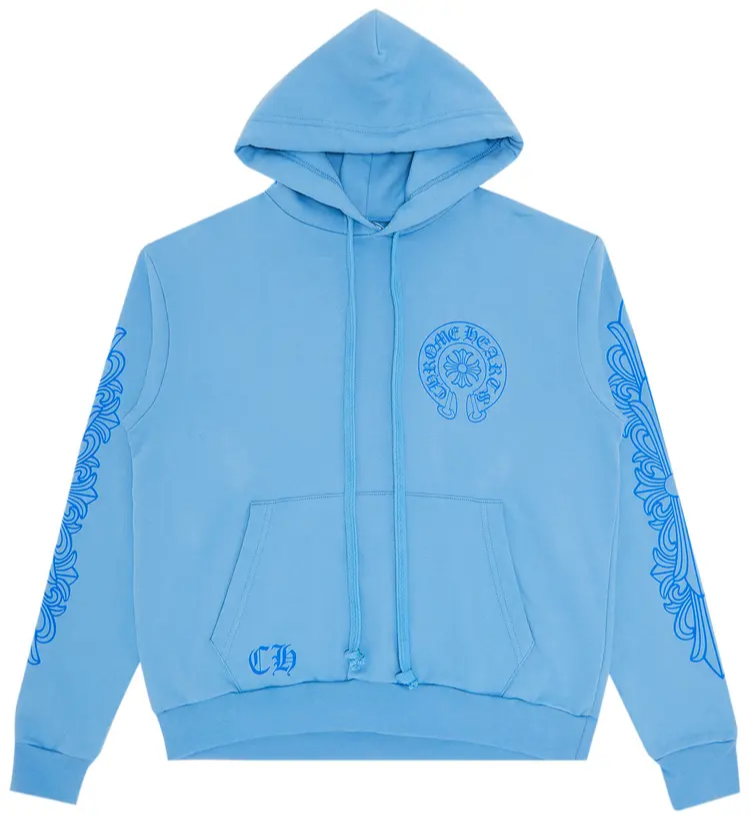 Chrome Hearts 'Blue Horseshoe' Miami Exclusive Hoodie