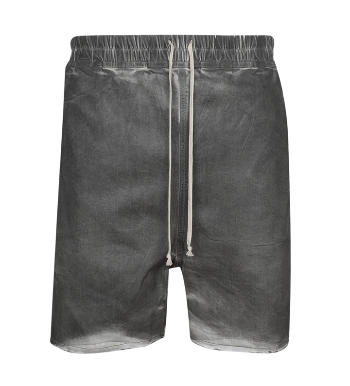 Rick Owens 'Long Boxer Dark Dust' Shorts