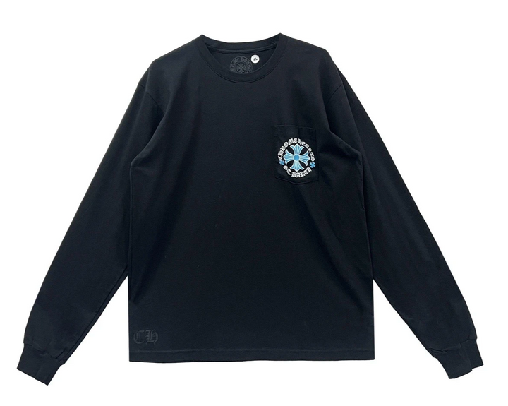 Chrome Hearts 'Blue Cross' St. Barth Longsleeve Tee