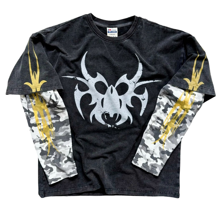 Chew Forever 'Snow Camo' Double-Layered Longsleeve