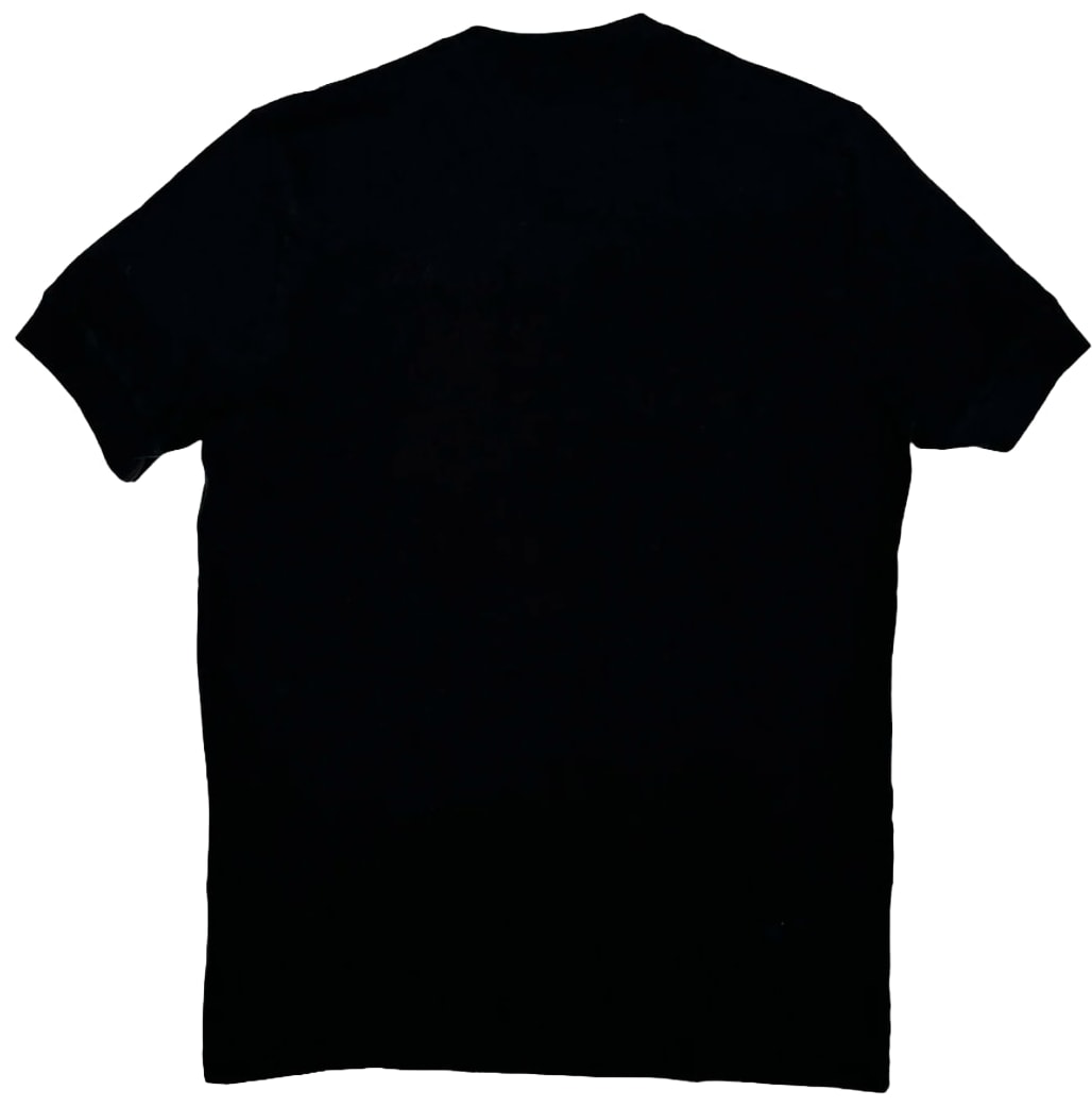 Chrome Hearts 'Washed Black' Short Sleeve Henley