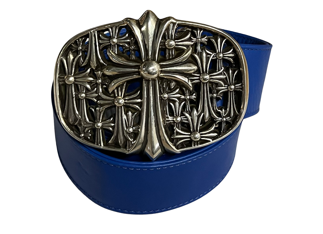 Chrome Hearts 'Blue Cemetery' Belt 