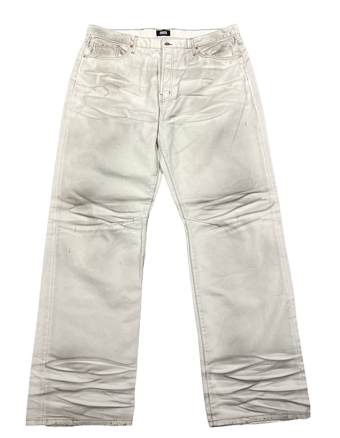 Bossi 'Road Wash' White Jeans
