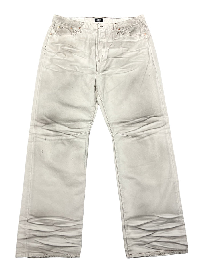 Bossi 'Road Wash' White Jeans