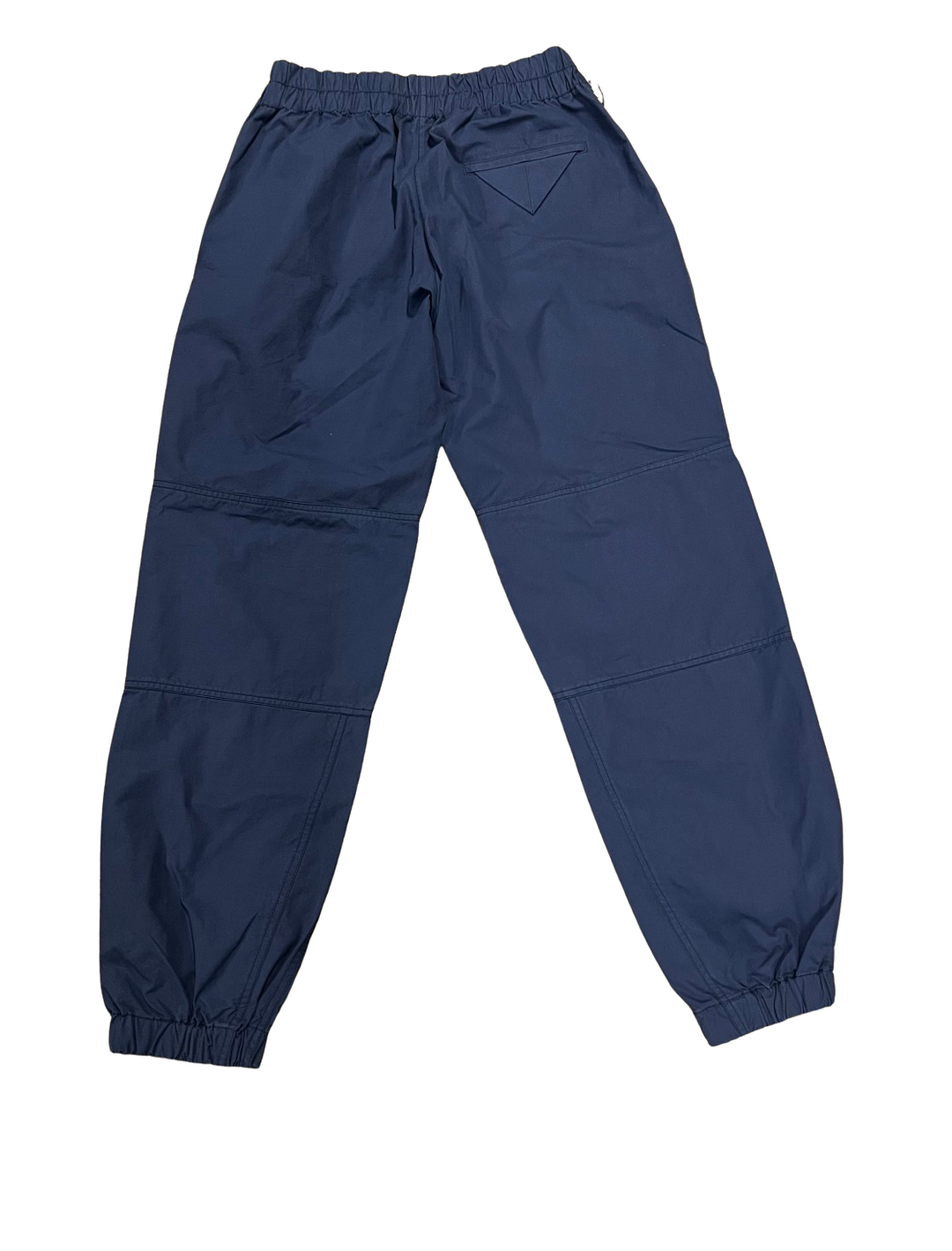 Bottega Veneta 'Compact Canvas' Blue Zip Pants