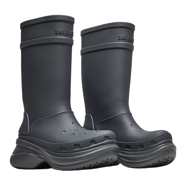 Balenciaga x Croc 'Black' Rubber Boots