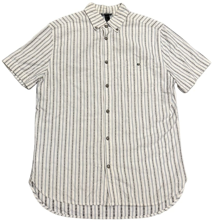 Chrome Hearts 'Striped' Short Sleeve Button Up