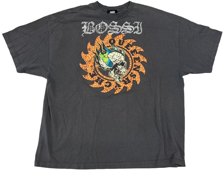 Bossi 'Queensryche' Rhinestone Vintage Tee