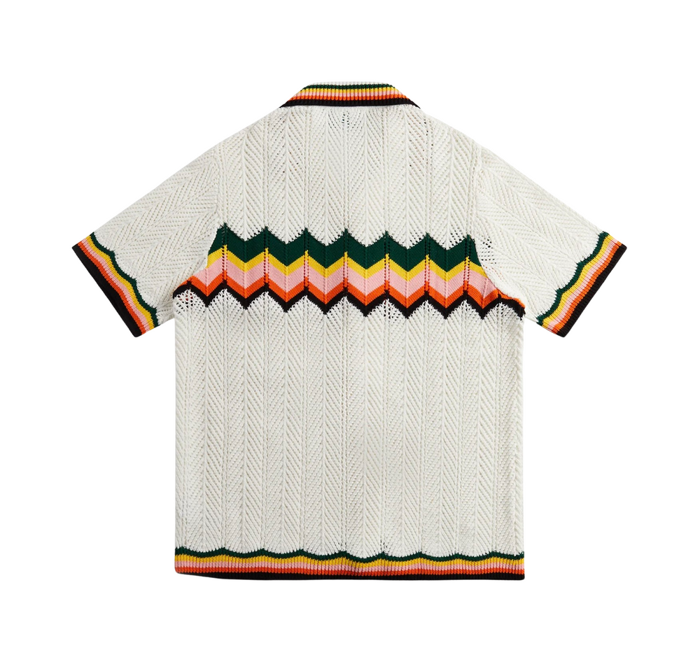 Casablanca 'Chevron' Knit Shirt