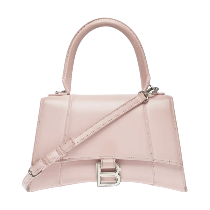 Balenciaga Hourglass S 'Pink Leather' Top Handle Handbag