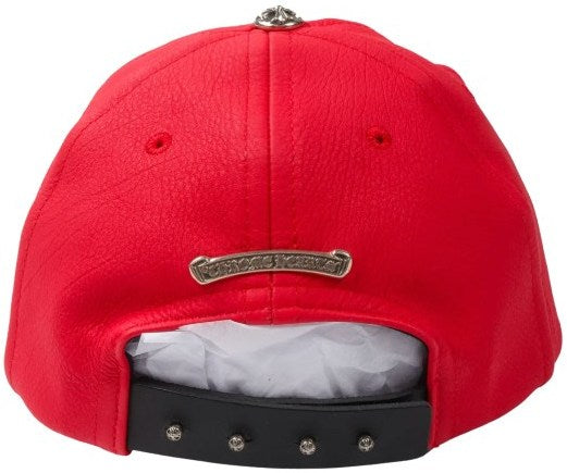 Chrome Hearts Rolling Stones 'Red' Leather Patch 5-Panel Hat
