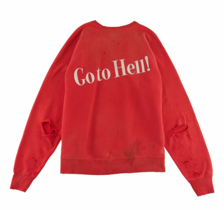 Saint Michael 'Enjoy Hell' Red Crewneck