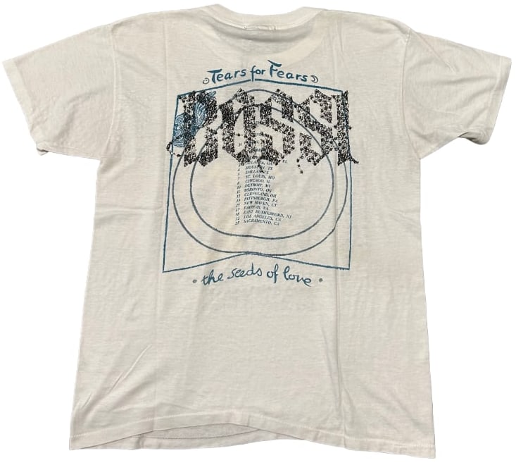 Bossi 'Tears For Fears '90s Tour' Rhinestone Vintage Tee
