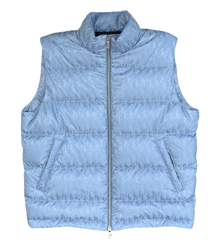 Dior Oblique 'Blue' Puffer Vest