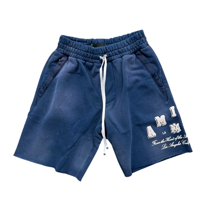 Amiri 'Collegiate' Blue Sweatshorts