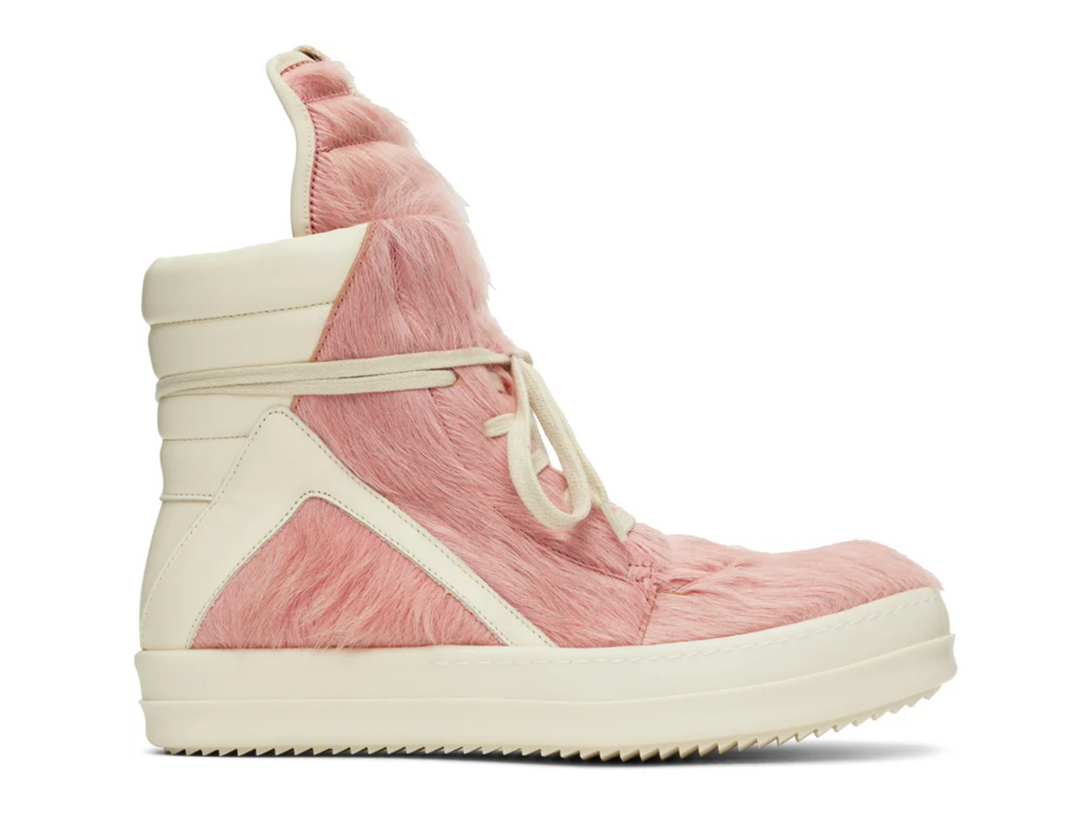 Rick Owens Pink & Off-White 'Geobasket'