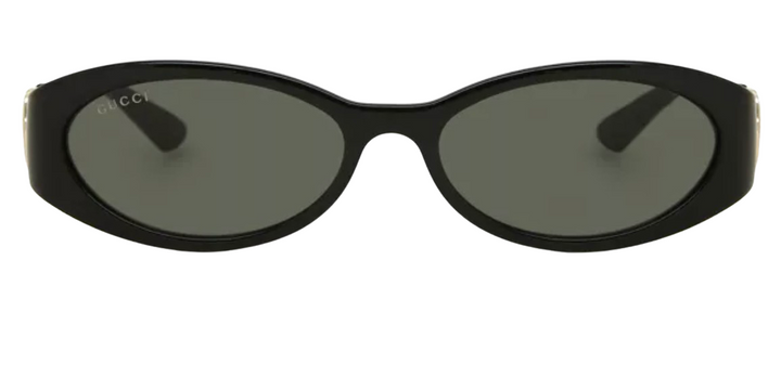 Gucci Oval Frame Black Sunglasses