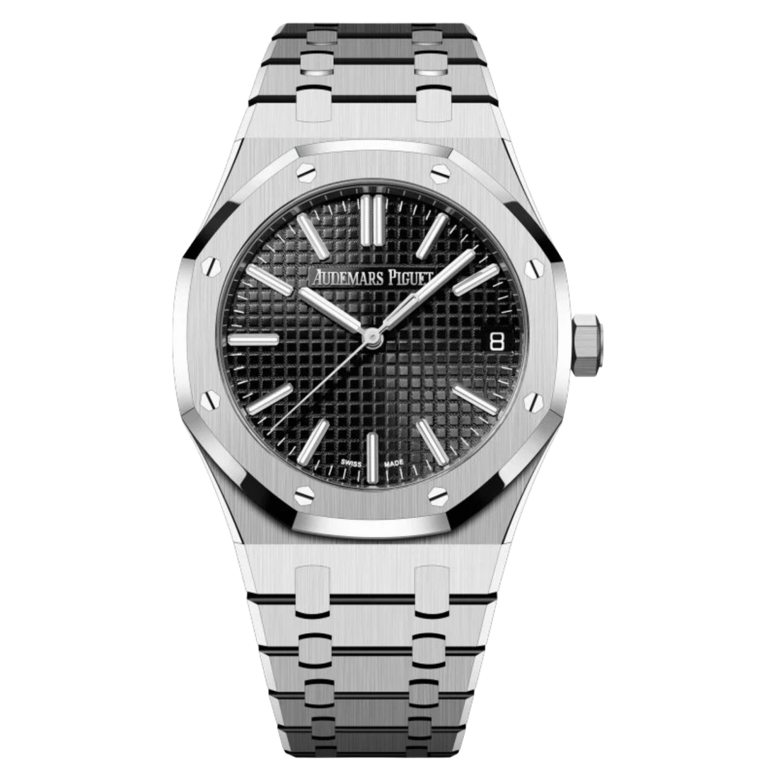 Audemars Piguet Royal Oak '50th Anniversary Black Dial' 41 Stainless Steel Watch 2026 15510ST