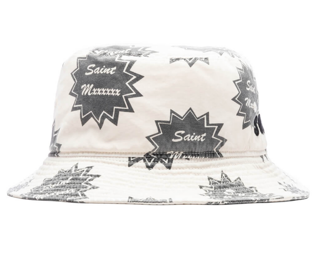 Saint Michael 'MX6' Cream Bucket Hat