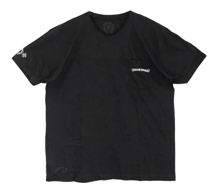Chrome Hearts 'Multi Color Cross' Black Scroll Tee