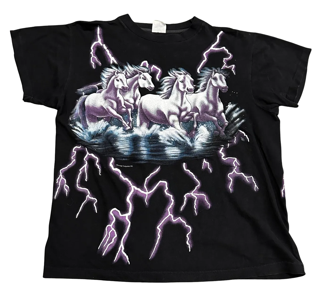 American Thunder 'Horses' Thunder Vintage Tee