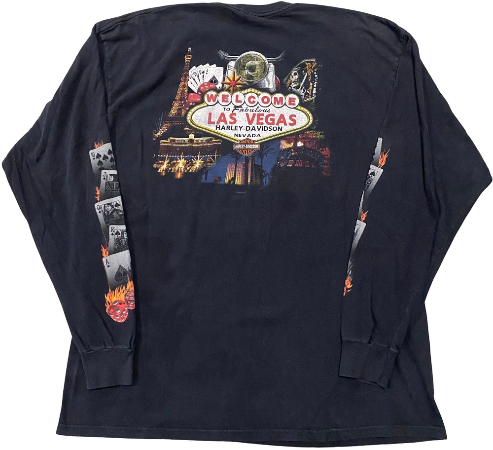 Harley Davidson 'Las Vegas, NV' Vintage Dice L/S Tee