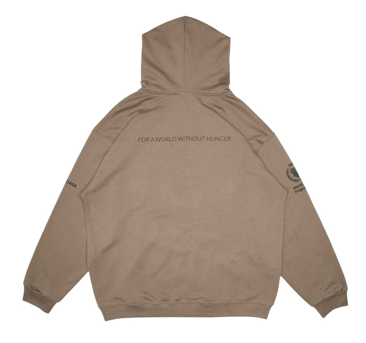 Balenciaga 'Food Programme' Brown Hoodie