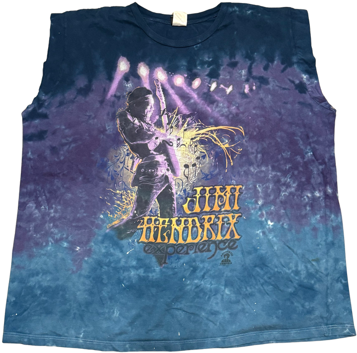 Jimi Hendrix 'Experience' Vintage Tie Dye Cutoff Tee