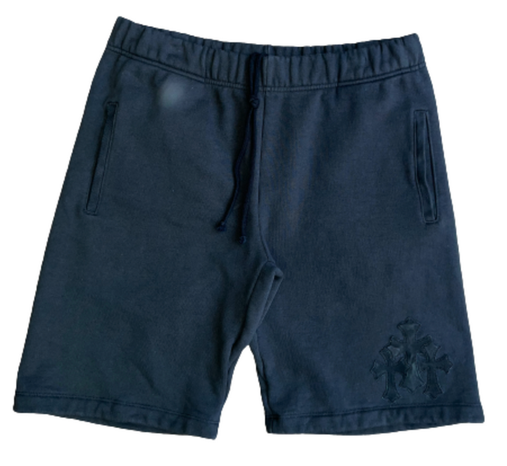 Chrome Hearts 'Paper Jam' Black Sweat Shorts