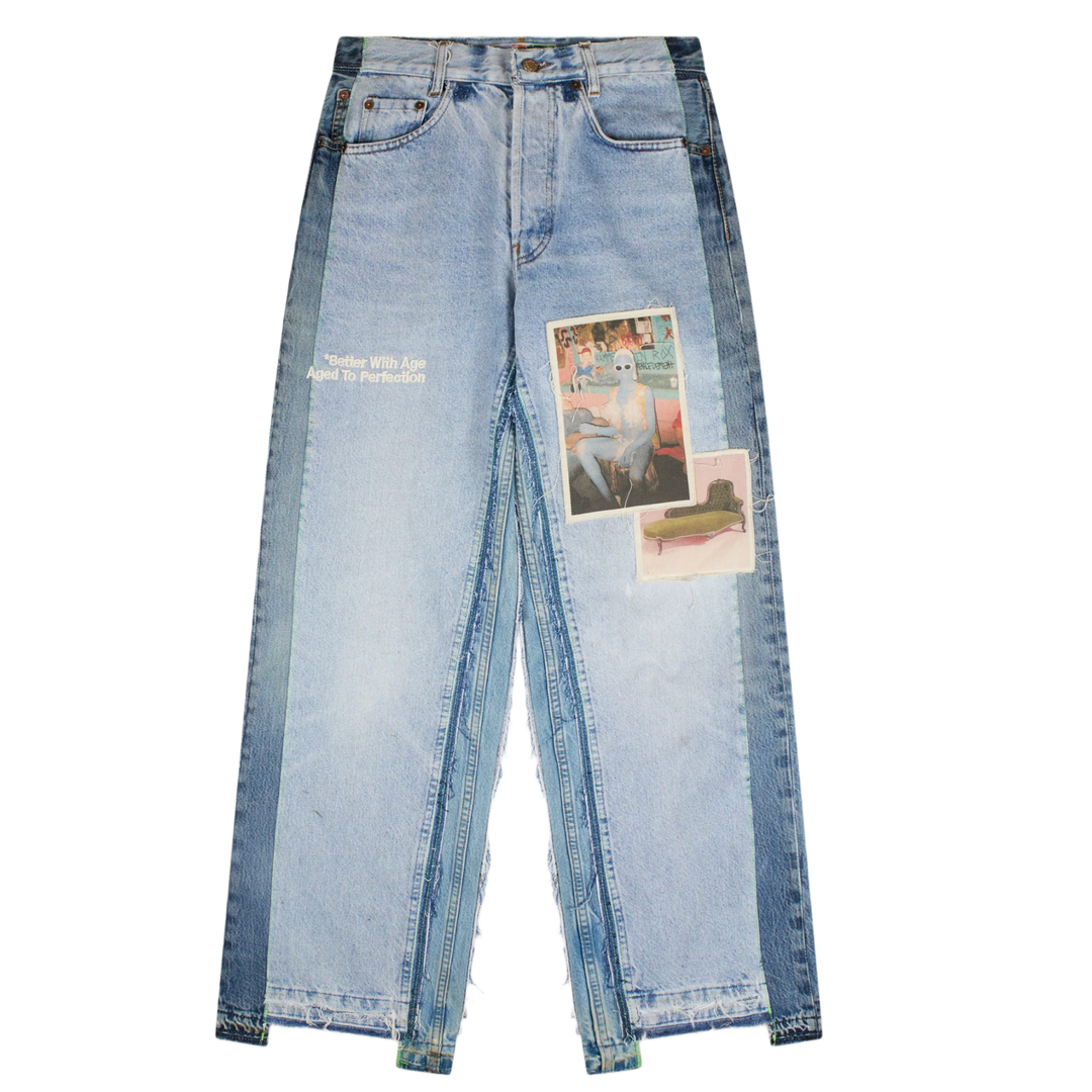 Better With Age 'Blue' Baggy Jawn Jeans
