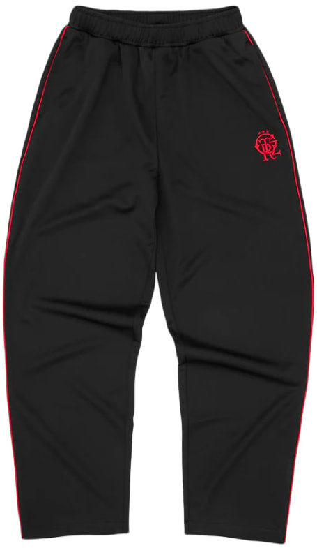 Corteiz '3 Star Crest' Black Track Pants