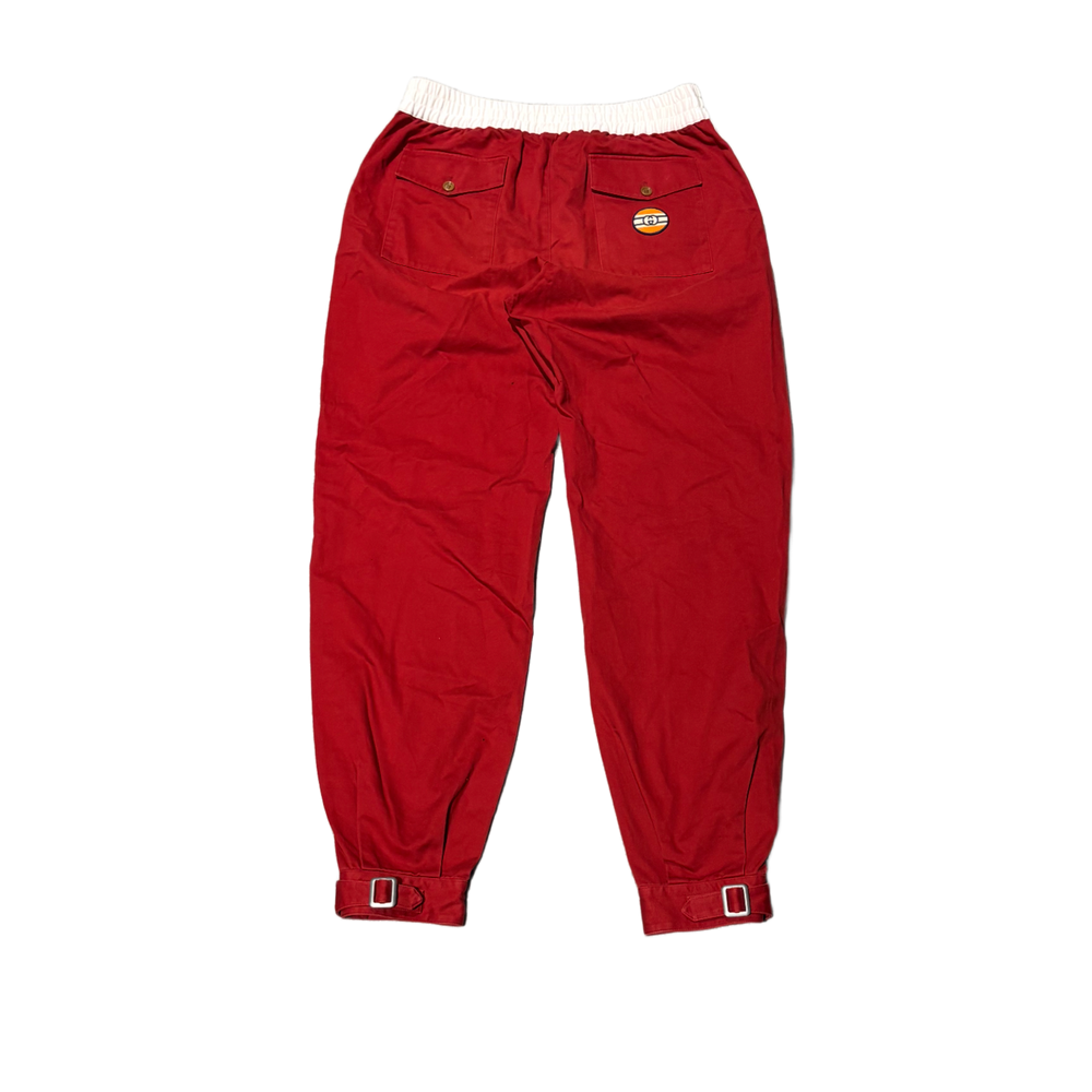 Gucci 'Red' Military Jogger Pants