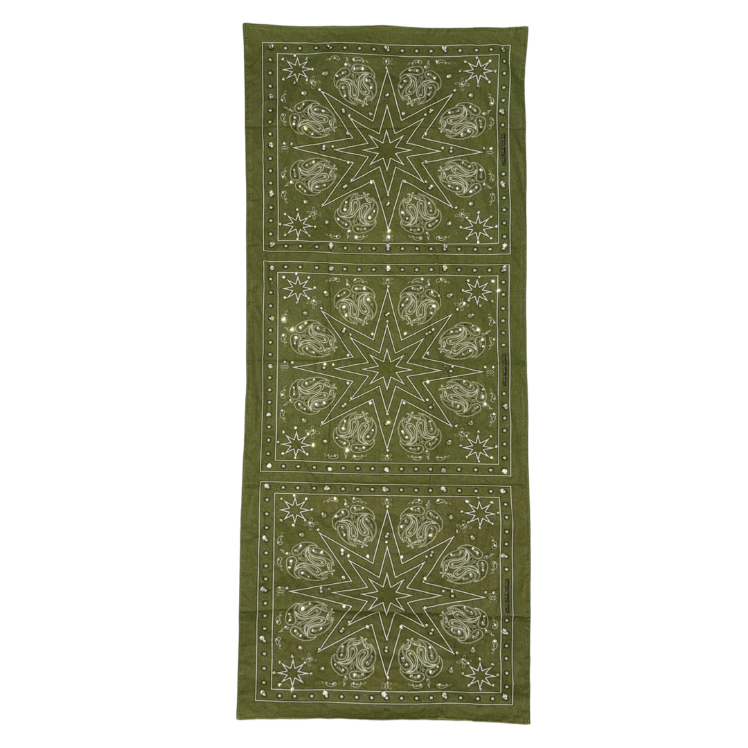 Starchain World 'Olive Green' Stardana Scarf