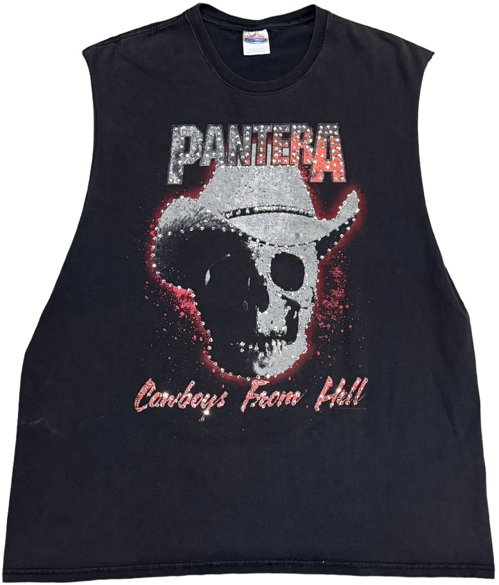 Pantera 'Cowboys From Hell' Rhinestone Vintage Cutoff
