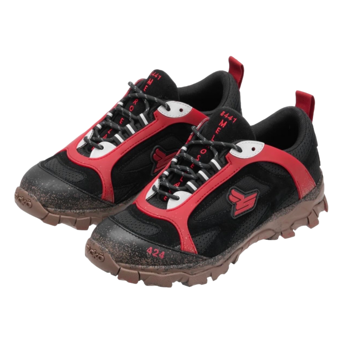 Sicko x 424 'Black/Red' Muddy Hiking Shoes
