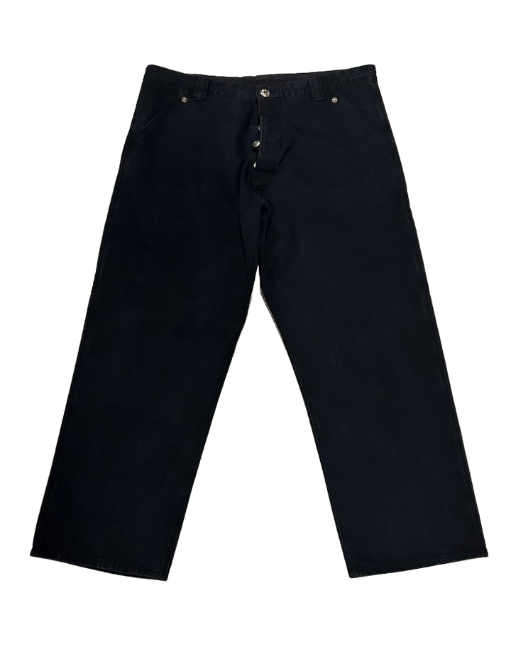 Chrome Hearts Black Carpenter Denim Jeans