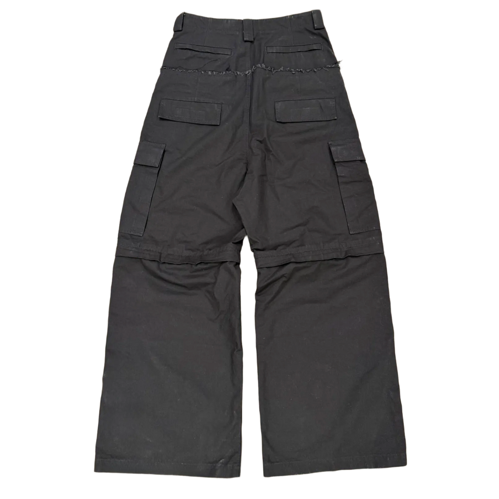 Balenciaga 'Black' Cut Up Cargo Pants