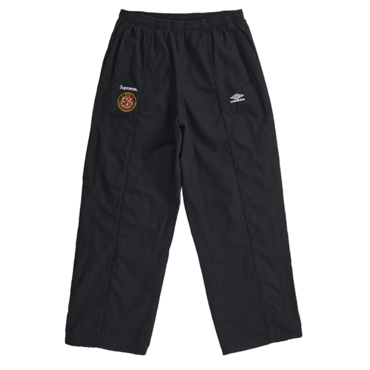 Supreme Umbro 'Black' Cotton Ripstop Track Pant (SS26)