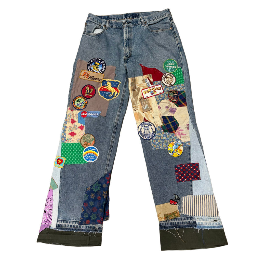 Levi 'Blue' 560 Custom Patch Jeans