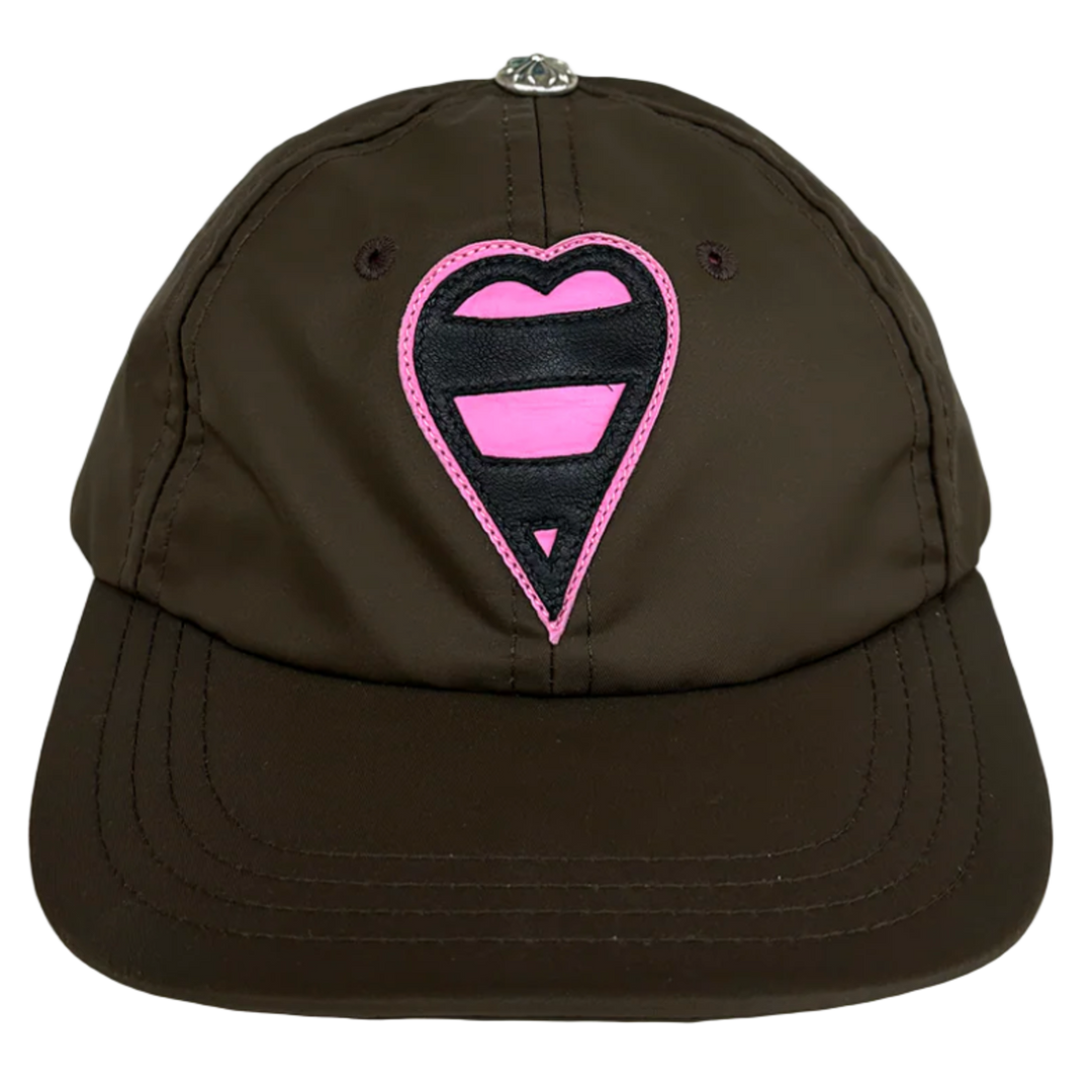 Chrome Hearts Matty Boy 'Heart' Brown/Pink Nylon Gunslinger Hat