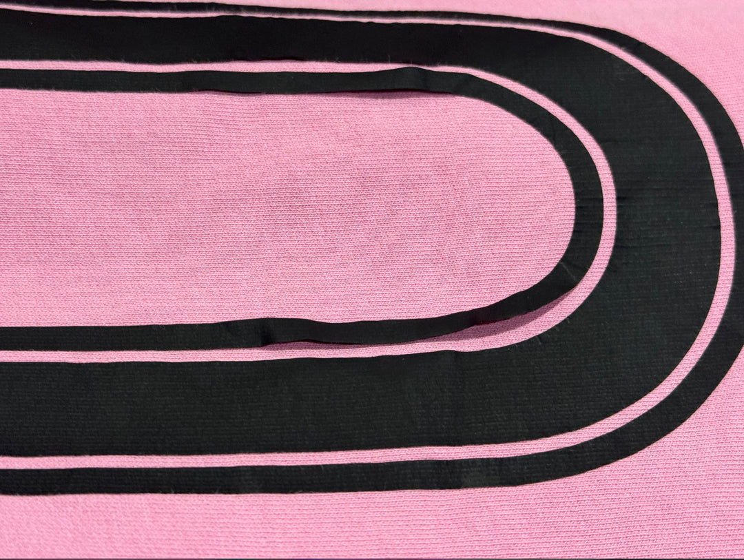 Balenciaga 'Pink Paris' Soccer Zip Up Hoodie
