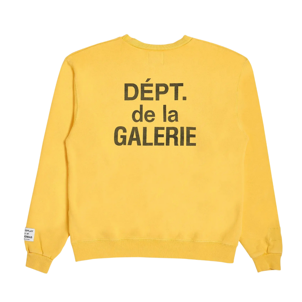 Gallery Dept. 'Yellow' French Logo Crewneck